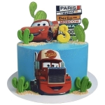 Торт Молния Маквин и Мак №2630