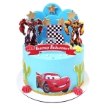 Торт Молния Маквин и Трансформеры №2755