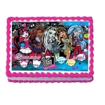 Торт Монстер Хай с фотопечатью №306