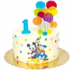 Торт на 1 год с леденцами №1975