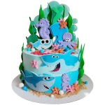 Торт с акулами Baby Shark №2667