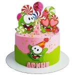 Торт с Ам Нямом на 4 года №2728