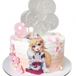 Торт с Аниме девушкой Сенко №2233
