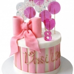 Торт с бантом на день рождения №1884