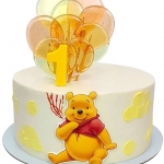 Торт с Винни Пухом на 1 годик №1928