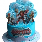 Торт с воинами Гормити №1995