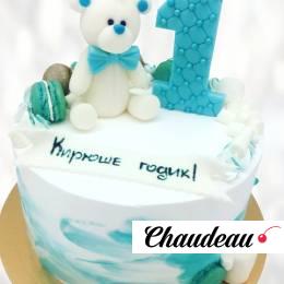 Торт медвежонок в галстуке-бабочке TMG0013512 фото и оформление торта