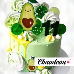 Торт авокадо на 11 лет TA1L0013514 фото и оформление торта