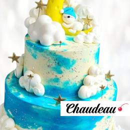 Торт мишка в пушистых облаках TMPO013515 фото и оформление торта