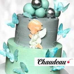 Торт ангел на крещение TAK00013533 фото и оформление торта