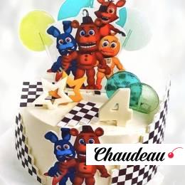 Торт Аниматроники на 4 года TA4G0013537 фото и оформление торта