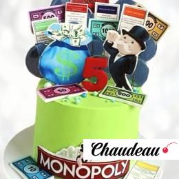 Торт настольная игра Монополия TNIM013545 фото и оформление торта