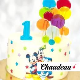 Торт на год с леденцами TGL0013558 фото и оформление торта