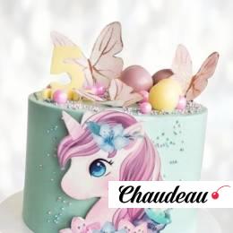 Торт с бабочками на шесть лет TBSH013559 фото и оформление торта