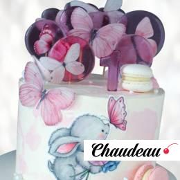 Торт с зайкой на 1 год TZ1G013563 фото и оформление торта