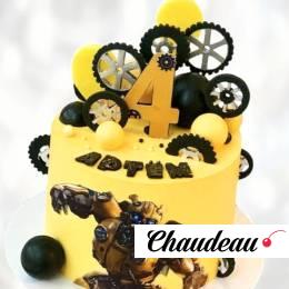 Торт Бамблби на четырехлетие TBCH013564 фото и оформление торта