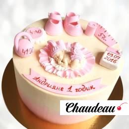 Торт на один годик TOG0013571 фото и оформление торта