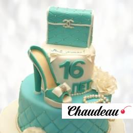 Торт доченьке на 16 лет TD1L013579 фото и оформление торта