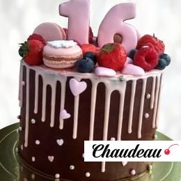 Торт ягодное изобилие на 16 лет TYAI013581 фото и оформление торта