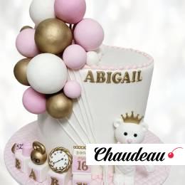 Торт детская метрика TDM0013584 фото и оформление торта