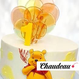 Торт Winnie the Pooh на 1 год TWTP013589 фото и оформление торта