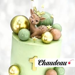 Торт Бэмби на один годик TBOG013597 фото и оформление торта