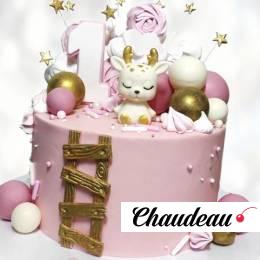 Торт с маленьким олененком TMO0013599 фото и оформление торта