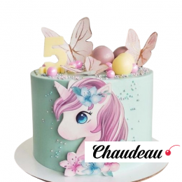 Торт с бабочками на 6 лет TB6L013559