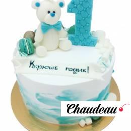 Торт Мишка в бабочке №1394 Торт Мишка в бабочке №1394