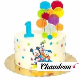 Торт на 1 год с леденцами №1975 Торт на 1 год с леденцами №1975