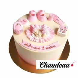 Торт на 1 годик №1348 Торт на 1 годик №1348