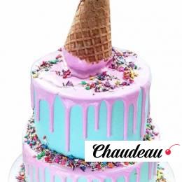 Торт с вафельным рожком №2533