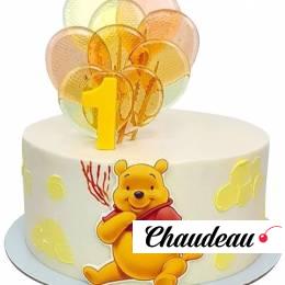 Торт с Винни Пухом на 1 годик №1928 Торт с Винни Пухом на 1 годик №1928