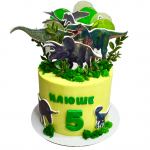 Торт с двумя динозаврами TDD0013663