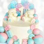 Торт праздничные шары на год TPSH013610 фото и оформление торта