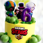 Торт звезды Brawl Stars TZBS013612 фото и оформление торта