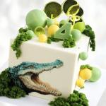 Торт крокодил на 4 года TK4G0013637 фото и оформление торта