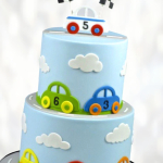 Торт гоночный трек TGT0013652 фото и оформление торта