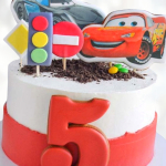Торт Маквин и светофор TMS00013659 фото и оформление торта