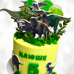 Торт с древними динозаврами TDD0013663 фото и оформление торта