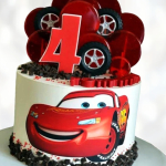 Торт тачка Маквин на четыре года TTMC013664 фото и оформление торта