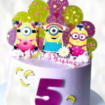 Торт Миньоны девочки TMD0013670 фото и оформление торта