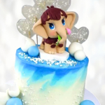 Торт мамонтенок для мамы TMM0013683 фото и оформление торта