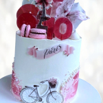 Торт город Париж TGP0013688 фото и оформление торта