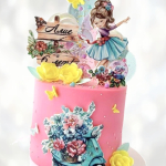 Торт девочка на мопеде TDM00013690 фото и оформление торта