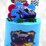 Торт синий Hot Wheels TSHW013692 фото и оформление торта