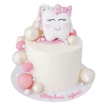 Торт на первый зубик девочке №2857