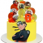 Торт Наруто с фотопечатью №2206