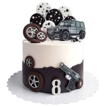 Торт с Геликом и пистолетом №2625