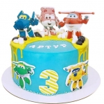 Торт с героями мультфильма Супер Крылья №1851